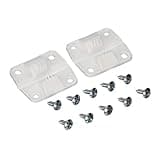 Coleman Cooler Replacement Hinges (2-Pack), Perfect Fix for Damaged Hinges, Includes 2 Durable Plastic Hinges & 8 Mounting Screws, Suitable for Assorted Coleman Cooler Models