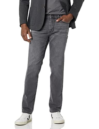 Amazon Essentials Men's Slim-Fit Jeans - Discontinued Colors, Washed Grey, 31W x 30L