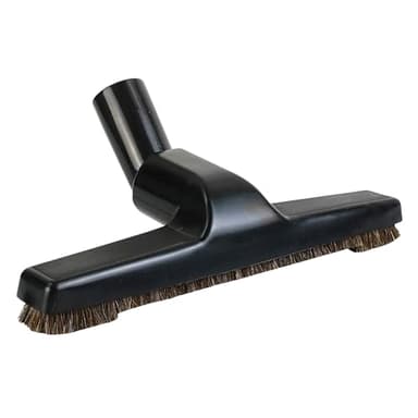 Upgraded Vacuum Floor Brush for Universal Vacuum Cleaners with 1 ¼ inch (1.25'') (32mm) Inner Diameter with Horse Hair Soft Bristles 10” Wide Black (1 Brush Only)