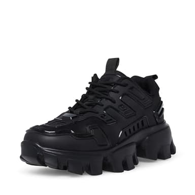 Steve Madden Men's Ponce Sneaker, Black, 10.5