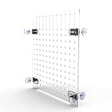 HingoFuni Aquarium Fish Tank Divider Acrylic Isolation Grid Board with Suction Cups Included Clear Fish Separator Transparent Plate Baffle Cover Blocking Fish Partition Net 30x40cm/11.81x15.74in