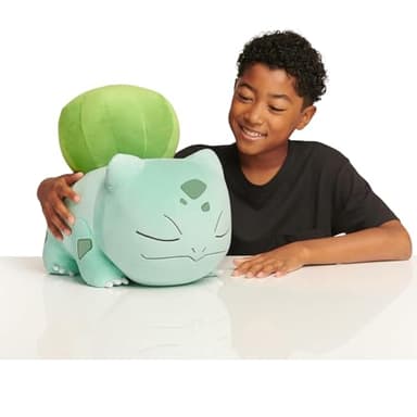 Pokémon Bulbasaur Sleeping Plush - 18-Inch Premium Plush in Sleeping Pose
