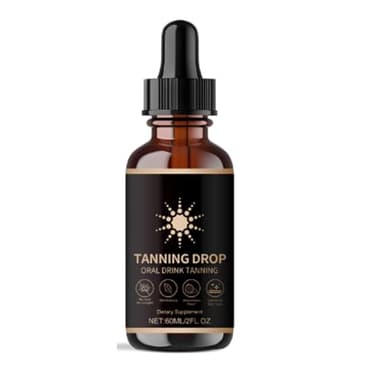 Tanning Drops, 2Fl Oz Sunless Tanning Drops To Drink, Bronzing Tanner for Face and Body, Long-Lasting Tans Without Sun