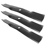 budrash M145476 Mower Blades Fit for John Dee re 48" Deck, M127500 High Lift Blades for John Dee re 48in Mower Z425 X300 X320 X350, Replace for M127673 M146715 AM141907 AM148663, 3 Pack