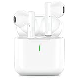 Wireless Earbuds,Bluetooth 5.3 Headphones with 4 ENC Noise Cancelling Mic,HiFi Stereo Deep Bass in-Ear Earphones,40H Playtime Wireless Ear Buds,IPX8 Waterproof Bluetooth Earbuds for iPhone/Android