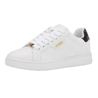 Guess Women's Renzy Sneaker, White, 6