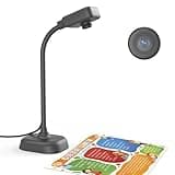 Document Camera for Teachers and Classroom, Gawervan USB Webcam/Doc Camera Built-in Mic— Mac OS, Windows, Chromebook Compatible for Live Demo, Web Conferencing, Distance Learning, Remote Teaching