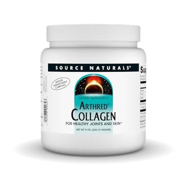 Source Naturals Arthred Collagen Protein Powder - Unflavored Quick Dissolve Hydrolyzed Peptides - Anti Aging Support For Bone, Joint & Skin Health - 9 oz (30 Servings)