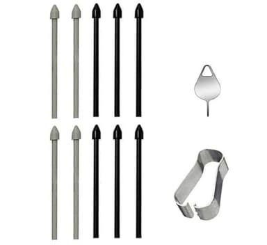 10 Pcs Tab S7 Ultra S Pen Tips Replacement for Samsung Galaxy Tab S7 / Galaxy Tab S7 Plus / Galaxy Tab S7 FE Stylus S Pen Replacement Tips / Nibs +Tools (S7/S7+/S7 FE Black*10)