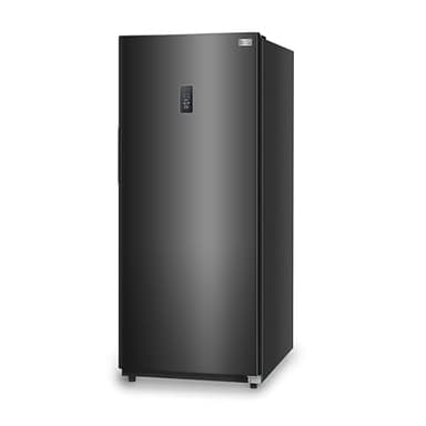 BLACK+DECKER 17 Cu. Ft. Convertible Freezer Refrigerator, Upright Freezer with Glass Shelves, ENERGY STAR rated, Frost Free, BUC1700XB, Black