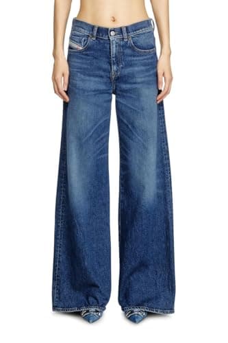 Diesel 1978 D-Akemi - Bootcut and Flare Jeans Dark Denim