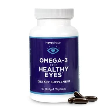 Triglyceride Omega 3 Fish Oil for Healthy Eyes – Supports Healthy Eyes with Optimal Ingredients - Easy to Swallow, Burpless - EPA, DHA, & Omega 7 Fatty Acids - 90 Count