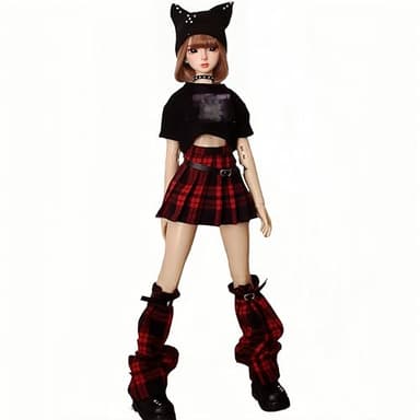 Bjd Doll Clothes Handmade Fashionable and Cute Clothing Suitable for 1/3 1/4 18inch 24 inch BJD SD Doll (T, 1/4)