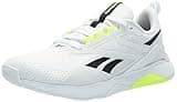Reebok Men's Nanoflex Trail 2 Sneaker, Barely Grey/Black/Digital Lime, 10.5