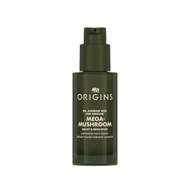 Origins Mega-Mushroom Advanced Face Serum | Reduces Visible Redness & Strengthens Skin's Barrier | With Reishi Mushroom, 1.7 Fl Oz