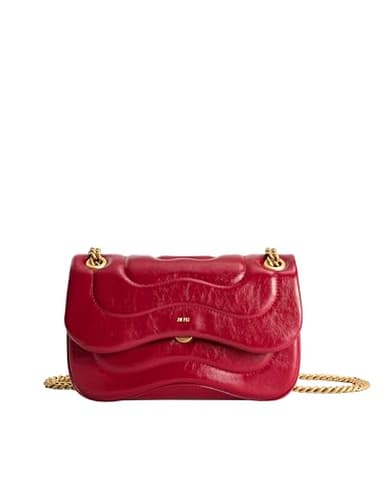 JW PEI Women's Tina Quilted Chain Crossbody - Claret