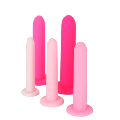 Silicone Pelvic Floor Muscle Exerciser Trainer Set - 5 Kit System (Small Set)
