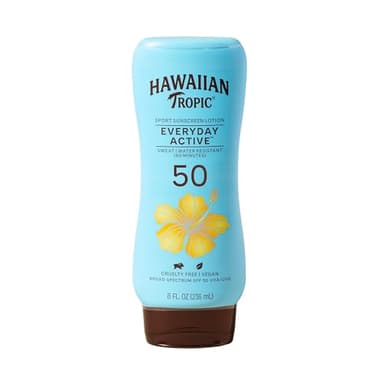 Hawaiian Tropic Everyday Active, Sport Sunscreen Lotion, SPF 50, Light Tropical, 8 fl. oz (236 ml)