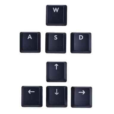 BestParts Backlit Keycaps WASD Direction Arrow Keys Replacement for Logitech G813/G815/G913/G915 TKL RGB Mechanical Gaming Keyboard