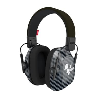 Alpine Racing Pro Earmuff MotoGP™ - Earmuffs for Adults - 22 dB - ANSI Certified - Premium Noise Protection for Race Events - High End Carbon - Noise Reduction Headphones - Light-Weight Design