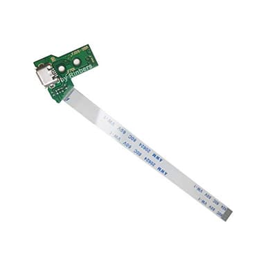 Rinbers® Pack of 2 JDS-050 JDS-055 Replacement Charging Port Micro USB Adaptor Charger Socket Circuit Board with 12 Pin Flex Cable