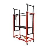 iumLeap Mobile Scaffolding Platform Lift Table Max Load 300KG, Electric Lifting Scaffold, Mobile Folding Multifunctional Elevator, Home Decoration(2M)