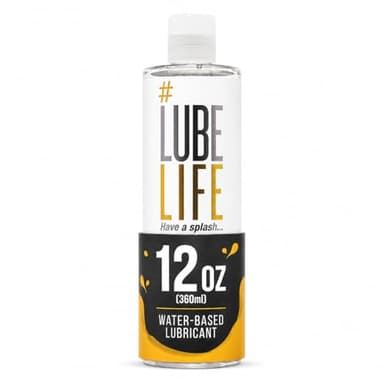 LUBELIFE Water-Based Lube – Personal Lubricant for Men, Women & Couples, Travel Size, Non-Staining, Easy Clean-Up, Toy-Safe, 12 Fl Oz