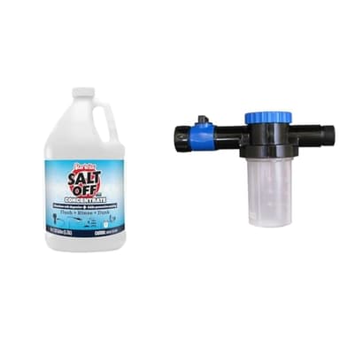 STAR BRITE Salt Off Concentrate - 1 Gallon - Ultimate Salt Remover Wash & Marine Engine Flush for Bo Salt Off Salt Remover Wash & Marine Engine Flush Applicator (094100)