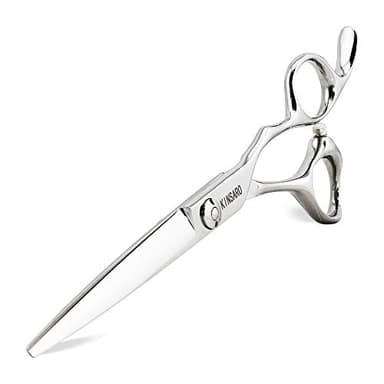 6 Inch Professional Hair Scissors Professional 440C Stainless Steel Hair Cutting Scissors – Hand-Sharpened Japanese Blades, Ergonomic Handle, Ultra-Sharp Barber Shears for Thick Hair & Dog Grooming