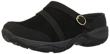 Easy Spirit Equinox Women's Slip On, 9.5 B(M) US, Black-Suede