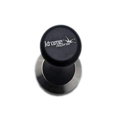 Krome Espresso Coffee Tamper - Premium Quality Stainless Steel, Solid Heavy, Barista Style, 57 mm - C2357