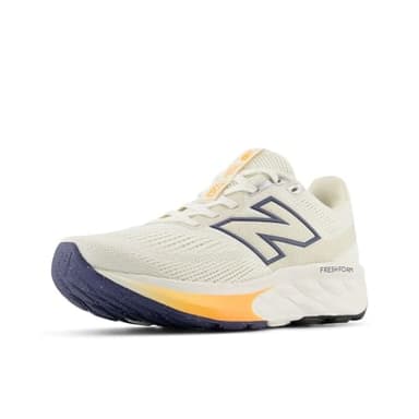 New Balance Women's Fresh Foam 520 V9 Running Shoe, Sea Salt/Linen/Hot Mango, 11 M