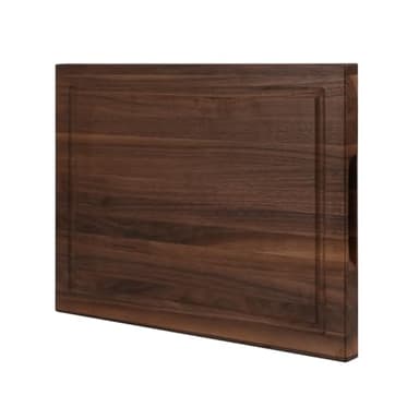 CONSDAN Walnut Cutting Board for Kitchen, USA Grown Hardwood, 16 x 12, with Invisible Inner Handle, Prefinished with Food-Grade Oil, Suitable for Kitchen Edge Grain, 1" Thick