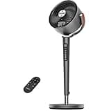 hykolity Large Pedestal Fan for Bedroom, 120°+90°Omni-directional Oscillating Standing Fan, 85ft Air Circulator With Remote, DC Motor Quiet Floor Fans, Adjustable Height, 12 Speeds, 5 Modes, 12H Timer