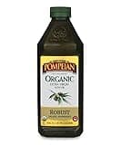 Pompeian USDA Organic Robust Extra Virgin Olive Oil, Contains Polyphenols, First Cold Pressed, Full-Bodied Flavor, Perfect for Salad Dressings & Marinades, 48 FL. OZ