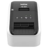 Brother QL-800 High-Speed Professional Label Printer, Plug & Label Feature, Brother Genuine DK Pre-Sized Labels, Multi-System Compatible – Black & Red Printing Available (Required USB Cable Included)