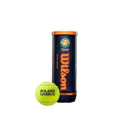 WILSON Roland Garros Clay Tennis Ball - 3 Ball Can