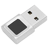 USB Fingerprint Reader for Windows Hello, Portable Security Key Biometric Fingerprint Scanner 0.5 Seconds 360 Degree Detection, for Win 10/11 32/64 Bits