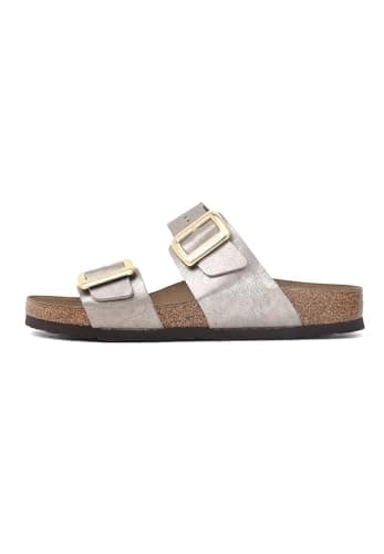 Birkenstock Female Sydney Luxe Buckle - Graceful Taupe Women 7-7.5