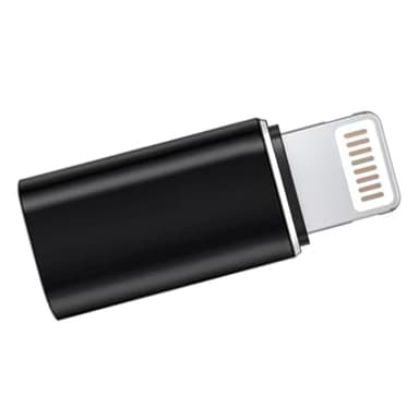 Hrua Mic Blocker Internal Recording Adapter - Audio and Data Security Privacy Protector (Lightning)