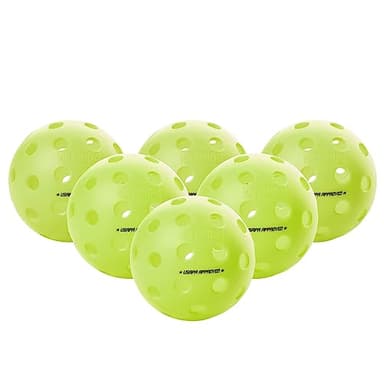Pickleball Marketplace Onix Popular Fuse G2 Outdoor Pickleball Balls | The Balls Offer Superior Balance and a consistent Feel. 6 Pack – Neon Green