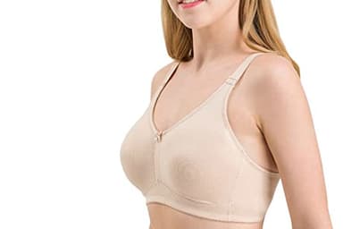 Alessandra B Mastectomy Bra with Pockets Based on Cup Sizes Nude, 38D