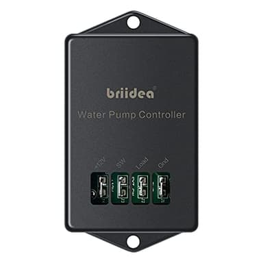 Water Pump Controller, Briidea RV Water Pump Switch 12VDC, 10A for Water Pump, Lighting, Fans in RV, Boat
