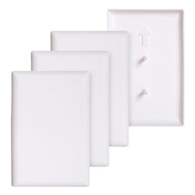 Dreambaby CoverPlug Paintable Outlet Plug Cover for Baby Safety -Electrical Wall Plate Socket Guard Protector (4 Pack)