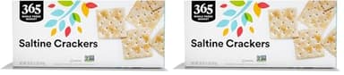 365 by Whole Foods Market, Salted Saltine Crackers, 16 Ounce (Pack of 2)