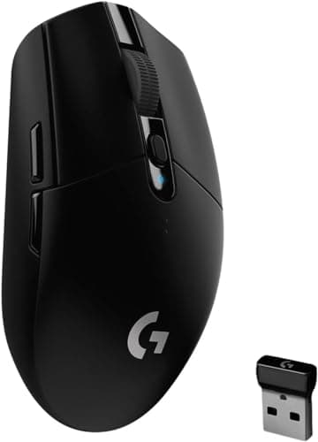 logitech G305 LIGHTSPEED Wireless Gaming Mouse, Black (Renewed)