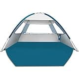 COMMOUDS Beach Tent Sun Shade for 3/4-5/6-7/8-10 Person, UPF 50+ Beach Sun Shelter Canopy Tent, Lightweight, Easy Set Up and Carry