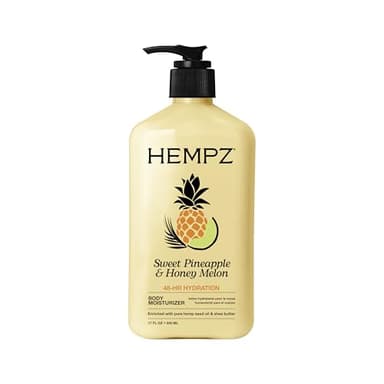 HEMPZ Body Lotion - Sweet Pineapple and Honey Melon - Daily Moisturizing Cream - 17oz