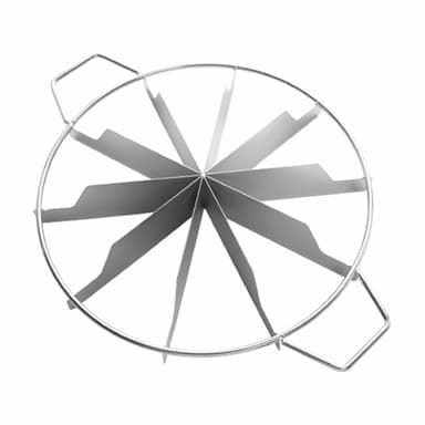 10 Slices Pie Cutter Cookie Cutters Pizza Cutters Stainless Steel Side-Handles