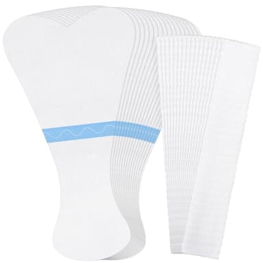 Yearntown 60 Pcs Tucking Tape Kit Include 30 Clear Tucking Tape and 30 Tubular Gauze Invisible T-tape for Trans Women, Transgender, Nb, Drag Queens, Crossdressing, Cosplayers